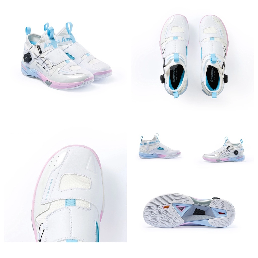 giay-cau-long-kawasaki-a3311-3-trang-vien-hong-noi-dia-trung-1 Kawasaki A3311-3 - Badminton Shoes - Ảnh 2